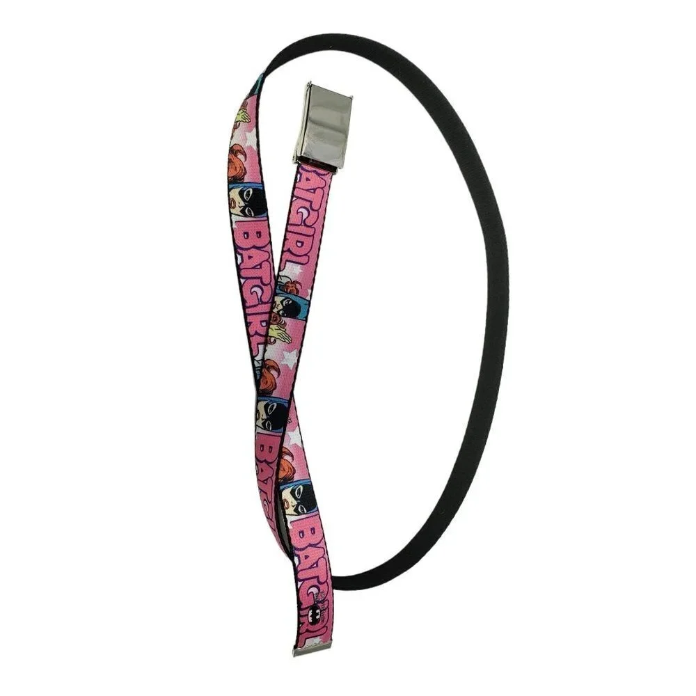 BD Buckle-Down Batgirl Belt Girl's One Size Pink Cut to Size (uncut) Bat‎ Girl